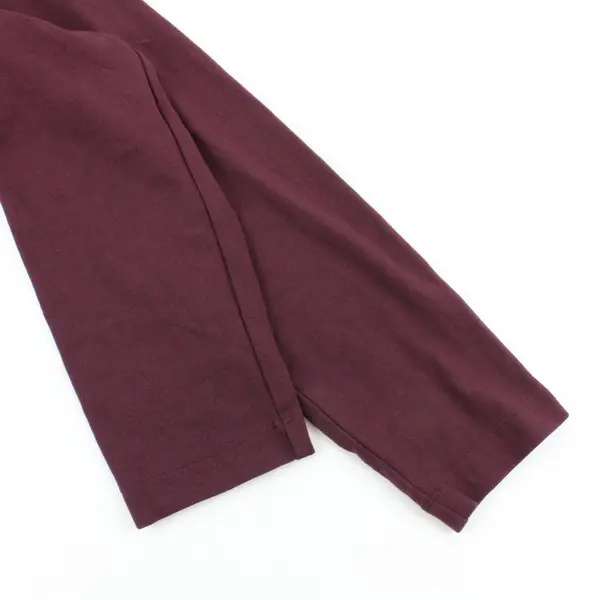 White House Black Market Runway Legging Women Size 10 High Waisted Maroon 