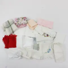 Lot of 20 Vintage Handkerchiefs DIY Upcycling FLAWED