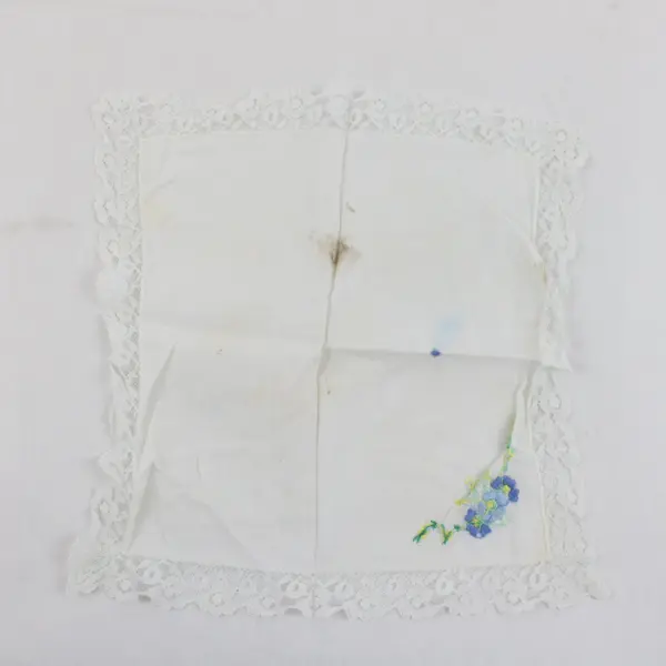 Lot of 20 Vintage Handkerchiefs DIY Upcycling FLAWED