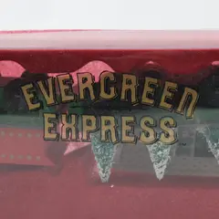 Roman Inc. Douglas Norrgard Wooden Evergreen Express Christmas Train 1986