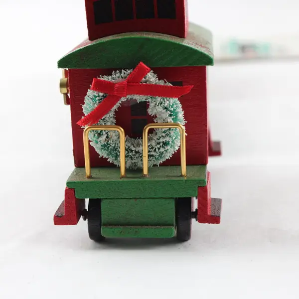 Roman Inc. Douglas Norrgard Wooden Evergreen Express Christmas Train 1986