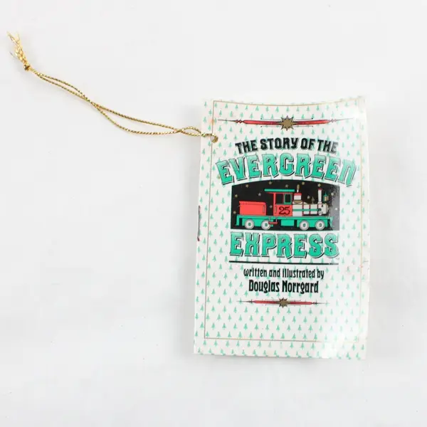 Roman Inc. Douglas Norrgard Wooden Evergreen Express Christmas Train 1986