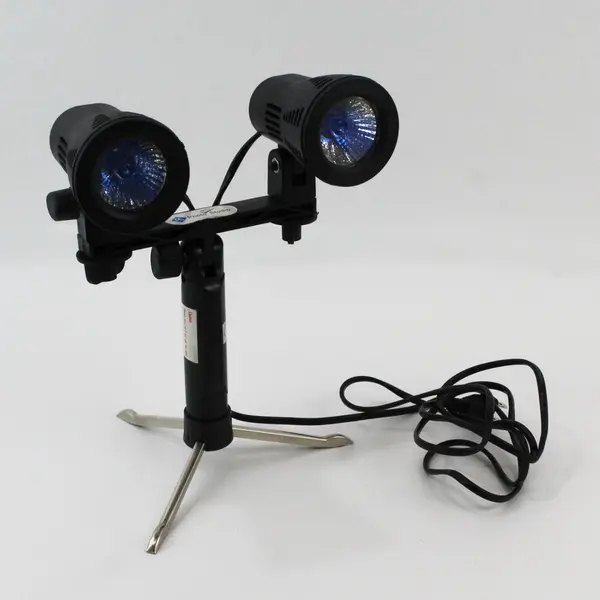 LS Pro Photo Studio Dual Head LED Video Light Tabletop Tripod Lighting Stand