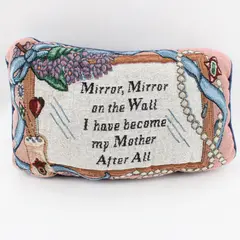 "Mirror, Mirror on the Wall I Have Become My Mother After All" Throw Pillow