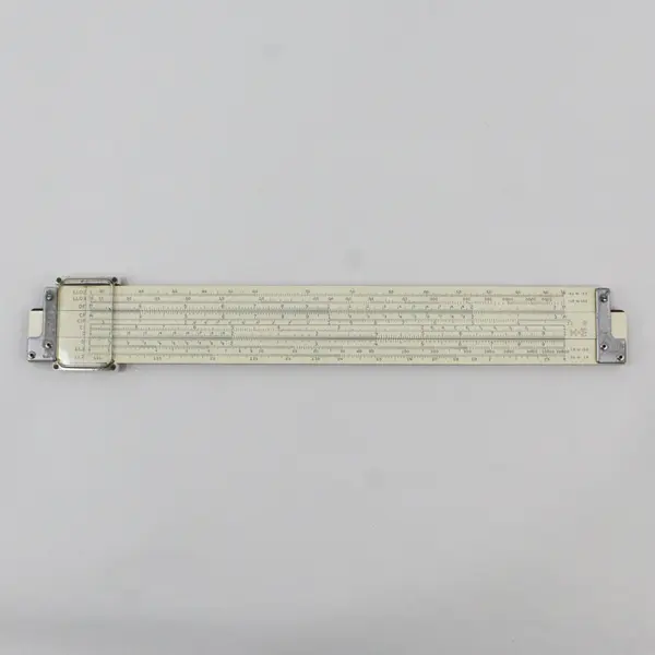 Vintage K&E Keuffel Esser 4083-3 Log Duplex Vector Slide Rule Case and Box