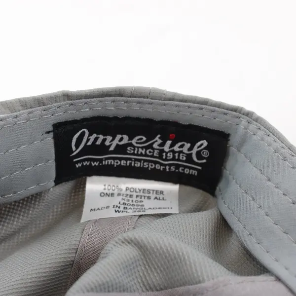 Lot of 2 Imperial True Fit Humble Spirit Lt Gray UPF 50+ Adjustable Hats LB0696