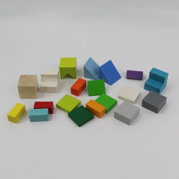 HABA 19-Piece 3D Wooden Stacking Block Game Made in Germany