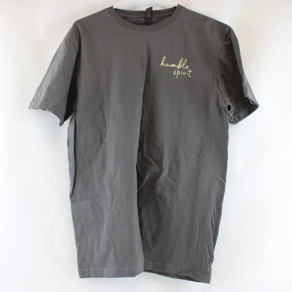 Gildan Soft Style Gray Humble Spirit Unisex Adult M T-Shirt