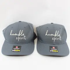 Lot of 2 Richardson UPF 35+ Unisex Adult Gray Humble Spirit Adjustable Hat
