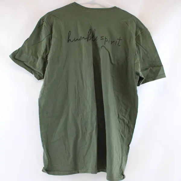 Gildan Humble Spirit Green T-Shirt Men's Large Short Sleeve Pre-Owned