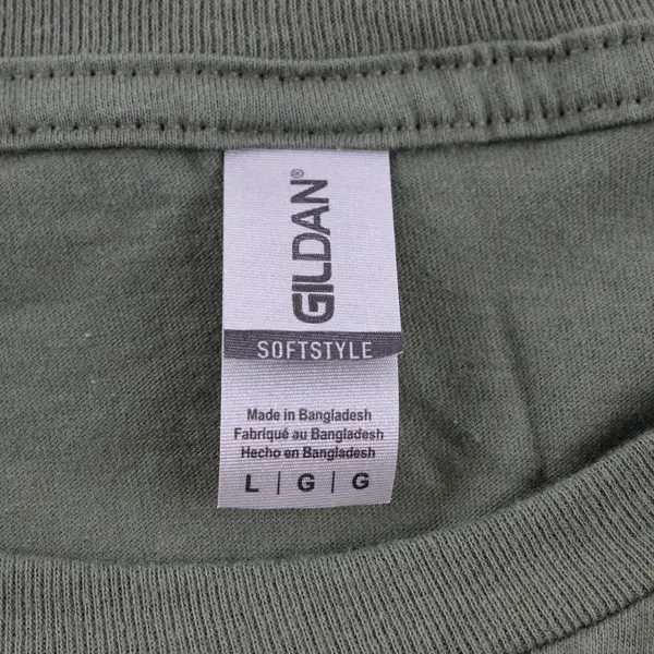 Gildan Humble Spirit Green T-Shirt Men's Large Short Sleeve Pre-Owned