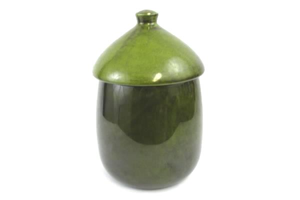 Green Elf Elves Christmas Cookie Jar With Lid Large Ceramic Pottery