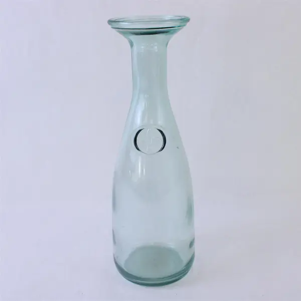 Vetreria Etrusca Green Glass Carafe Fleur-de-Lis 1000ml Made in Italy
