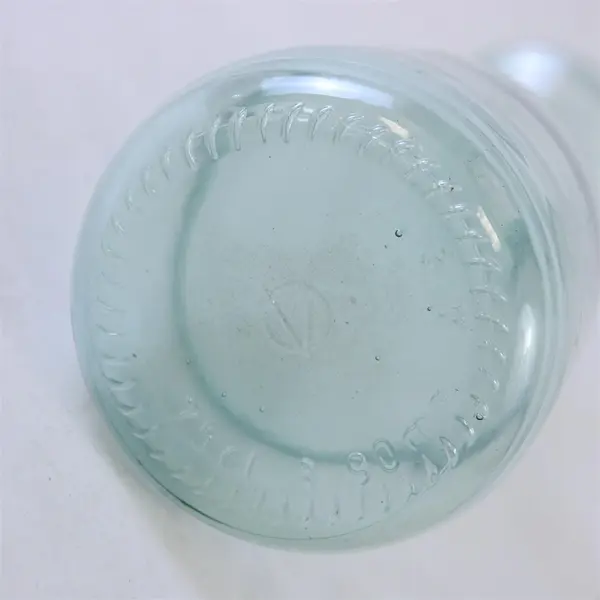Vetreria Etrusca Green Glass Carafe Fleur-de-Lis 1000ml Made in Italy