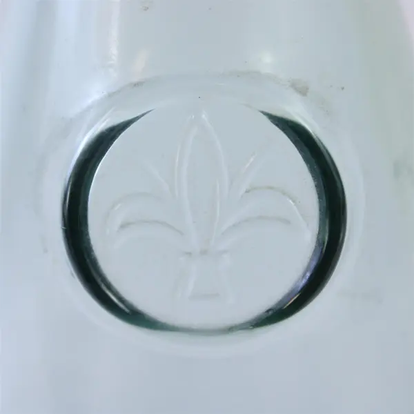 Vetreria Etrusca Green Glass Carafe Fleur-de-Lis 1000ml Made in Italy