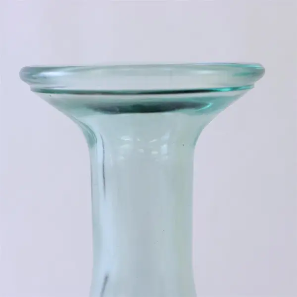 Vetreria Etrusca Green Glass Carafe Fleur-de-Lis 1000ml Made in Italy
