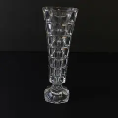 Vintage Clear Cut Glass Crystal d’Arques Decorative Vase