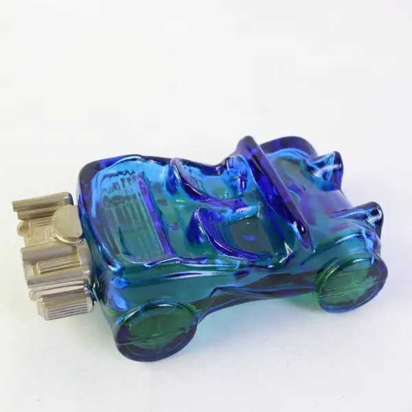 Avon Dune Buggy Spicy After Shave 5 Fl Oz Blue Glass Bottle