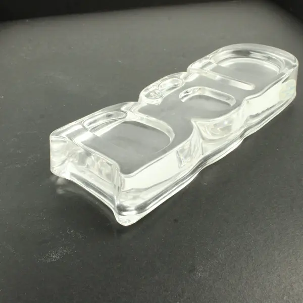 Vintage Avon Fostoria Clear Glass DAD Paperweight Father's Day Exclusive Gift