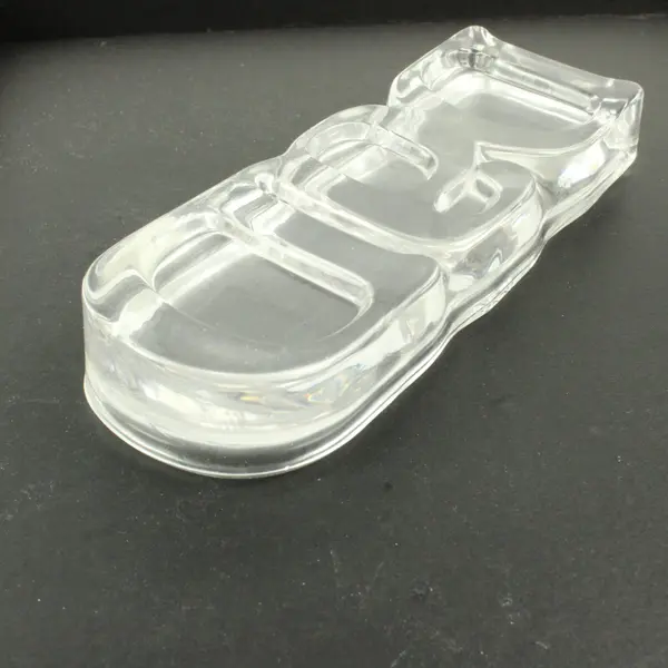 Vintage Avon Fostoria Clear Glass DAD Paperweight Father's Day Exclusive Gift