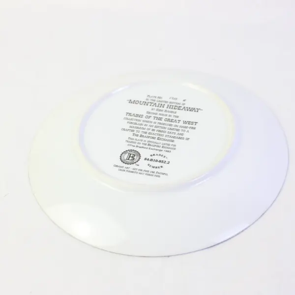 Mountain Hideaway Trains of the Great West Kirk Randle Collector Plate