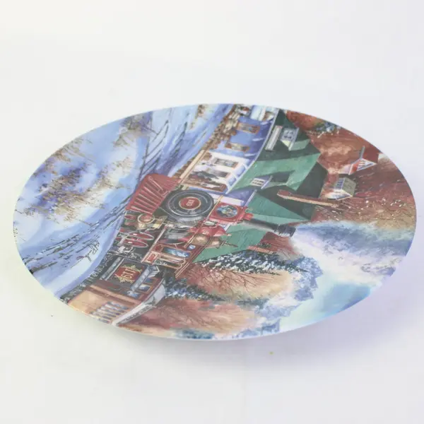 Mountain Hideaway Trains of the Great West Kirk Randle Collector Plate