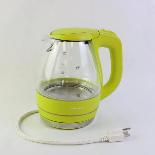 Ovente KG83G Electric Kettle Lime Green Pre-Owned Untested