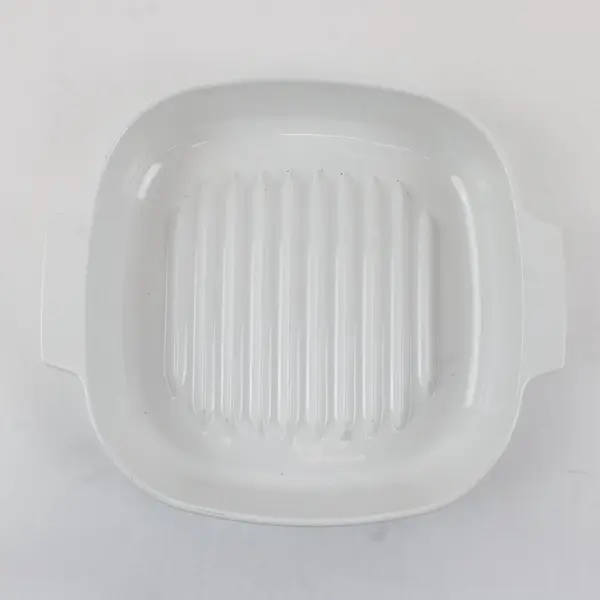 CorningWare Winter White Cooker Grill Pan M-10-GR-B