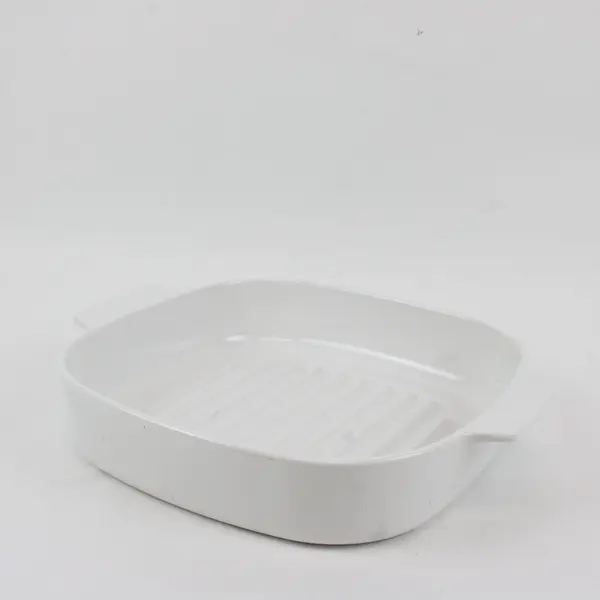CorningWare Winter White Cooker Grill Pan M-10-GR-B