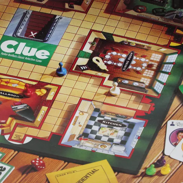 Vintage Parker Brothers Hasbro Clue Classic Detective Board Game