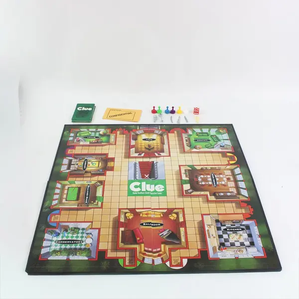 Vintage Parker Brothers Hasbro Clue Classic Detective Board Game