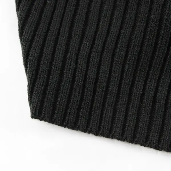 Apostrophe Women's XL (18-20) Black Open Front Long Sleeve Knit Cardigan