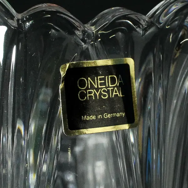 Vintage Oneida Lead Crystal Votive Candle Holder Made in Germany 