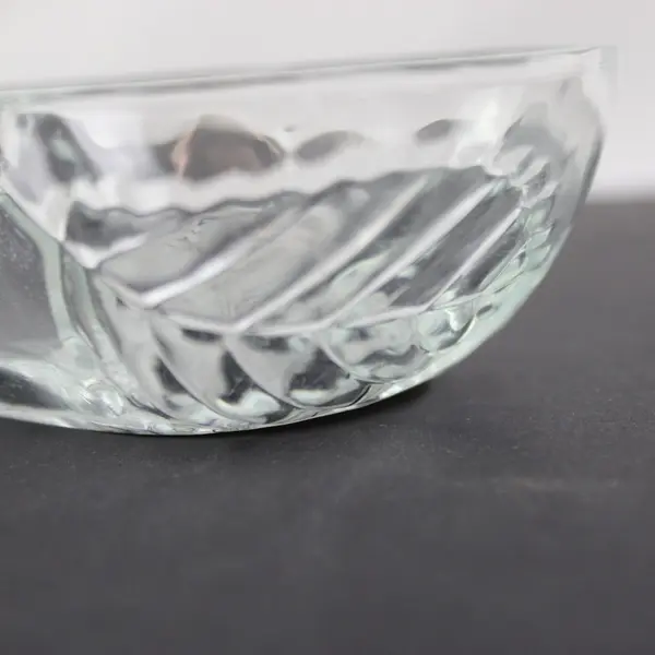 Greenbrier Teacher Is A Work of Heart Glass Apple Bowl 5in Gift