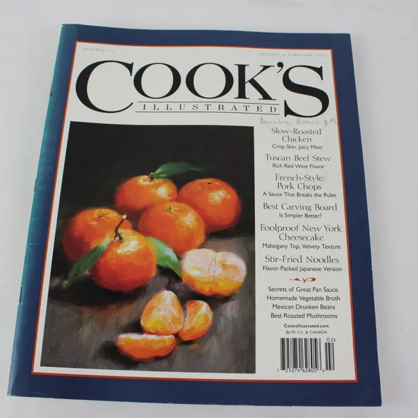 Lot of 5 Cook's Illustrated 2015 Back Issues Magazines as Pictured