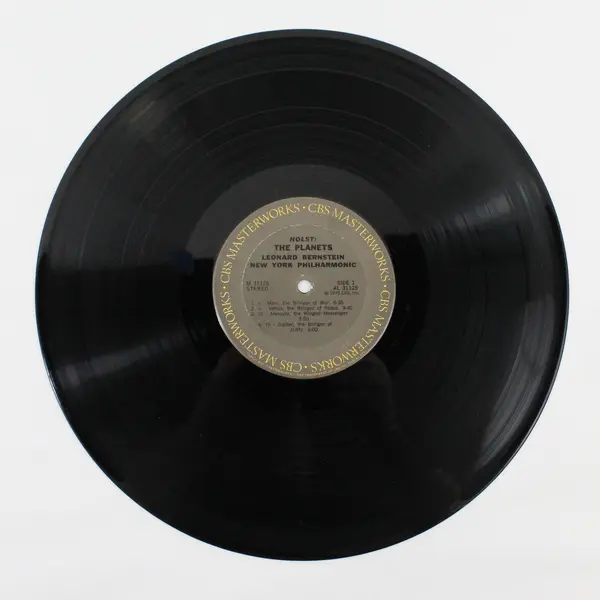 Holst The Planets Leonard Bernstein Vinyl LP CBS/Columbia Masterworks M 31125 