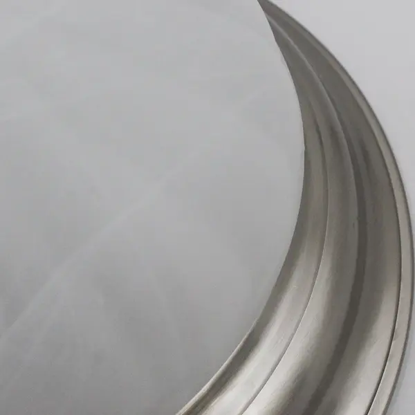14 in Brushed Nickel Flush Mount Frosted Glass Ceiling Light 