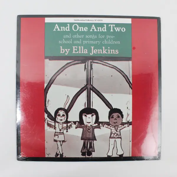 Smithsonian Folkways Ella Jenkins And One and Two Sealed 12" LP SF 45016