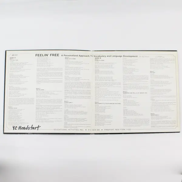 Hap Palmer Feelin' Free AR 517 12" Vinyl LP Record