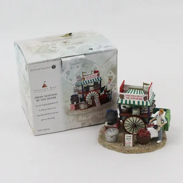 2000 Dept 56 Seasons Bay Fresh Seafood by the Shore 53604