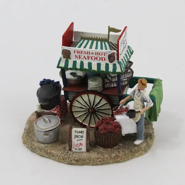 2000 Dept 56 Seasons Bay Fresh Seafood by the Shore 53604