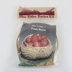 1983 Vintage Blue Ridge Potato Basket Kit DIY Craft NEW