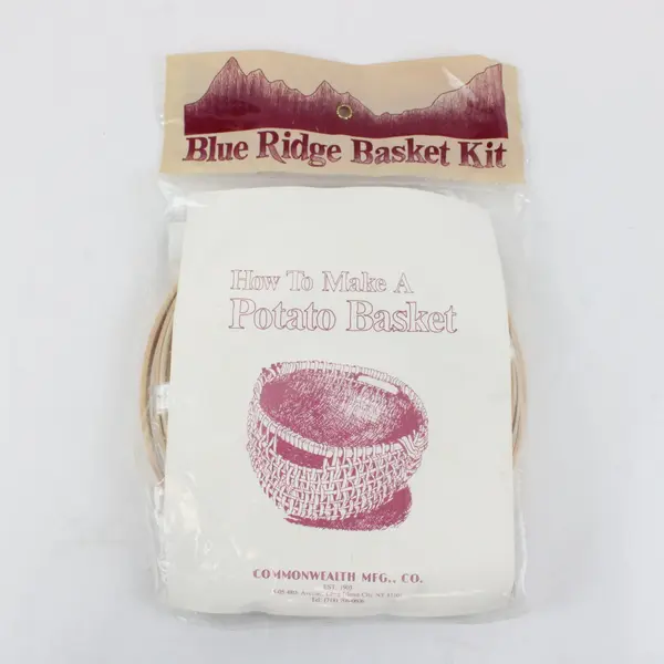 1983 Vintage Blue Ridge Potato Basket Kit DIY Craft NEW