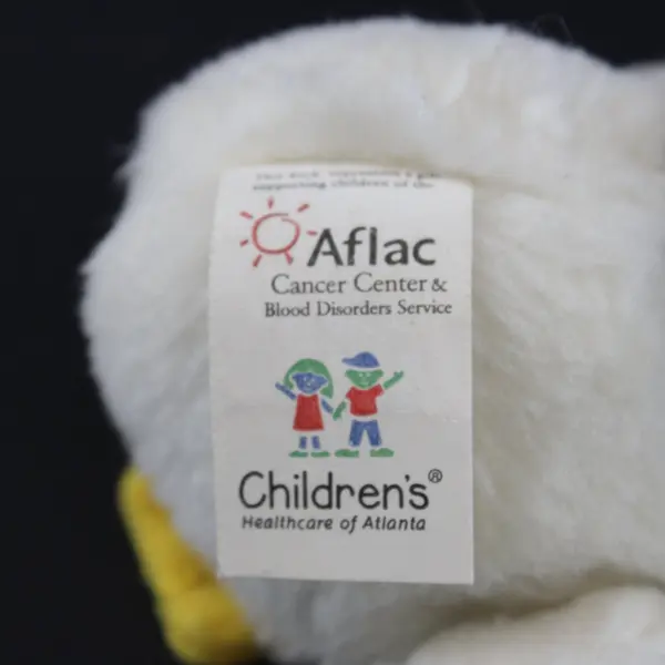Vintage Aflac Children's Healthcare of Atlanta Duck Plush Keychain Sound