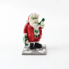 Vintage Enesco 1991 Santa Claus Business Man Figurine David Olsen