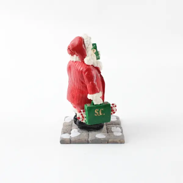 Vintage Enesco 1991 Santa Claus Business Man Figurine David Olsen