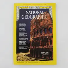 Vintage National Geographic Single Issue Magazine June 1970 Featuring Italy