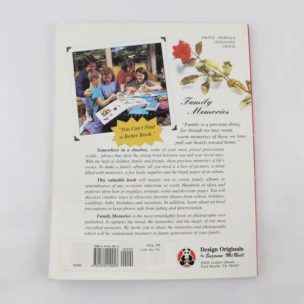 VTG Family Memories Photos Albums Journals Suzanne McNeill Lani Stiles 1996 PB