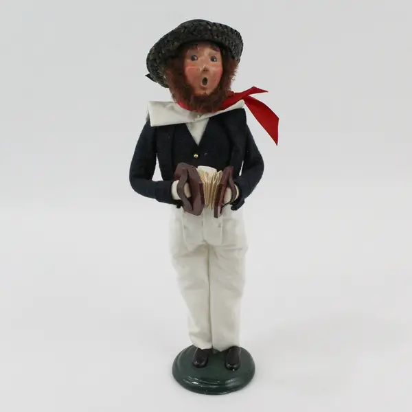 2003 Byers Choice Caroler Jack Tar Sailor Accordion Figurine