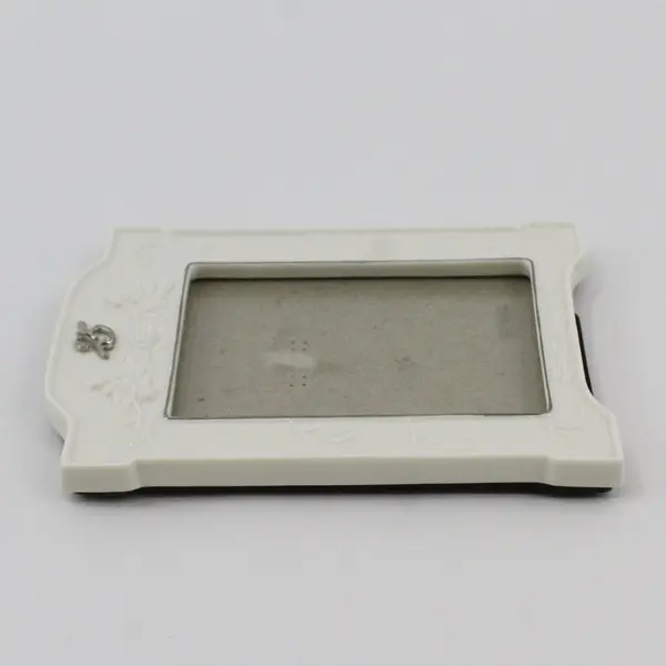 25th Wedding Anniversary White Porcelain Desktop Photo Frame Roman, Inc. 1997